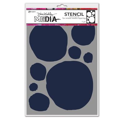 Ranger Dina Wakley Media Stencil - Circles For Painting